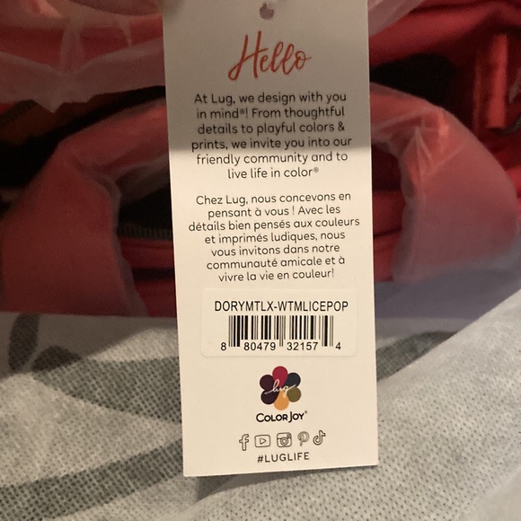 LUG Dory Matte Luxe VL Crossbody Bag with Dust Bag - Picture 5 of 7